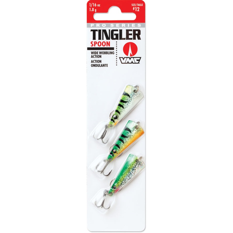 VMC Tingler Spoon – Kit|1/16 oz.|1/8 oz.|3/16 oz.|Glow|Glow UV