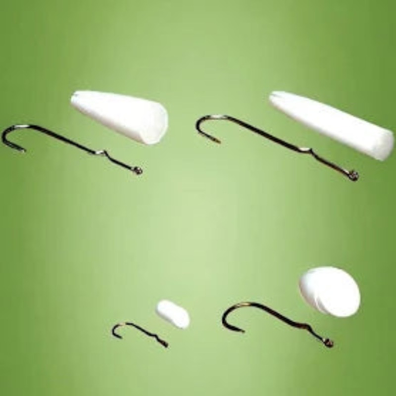 Wapsi Foam Poppers w/Hook||2/0||1||4||8||10||12