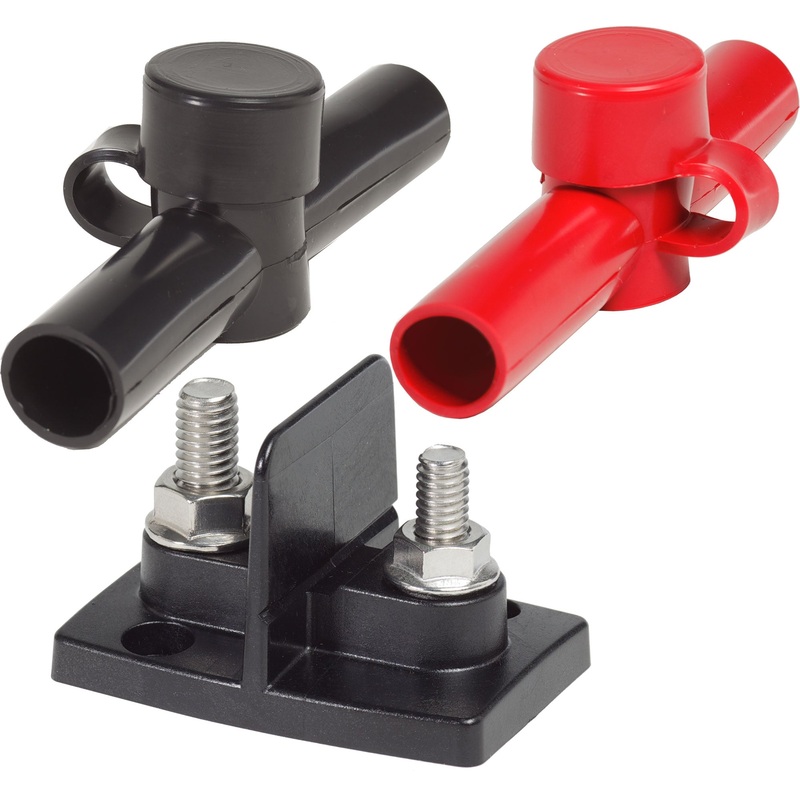 Blue Sea Systems Dual PowerPost – One 5/16-18 and One 3/8-16 Studs 2018