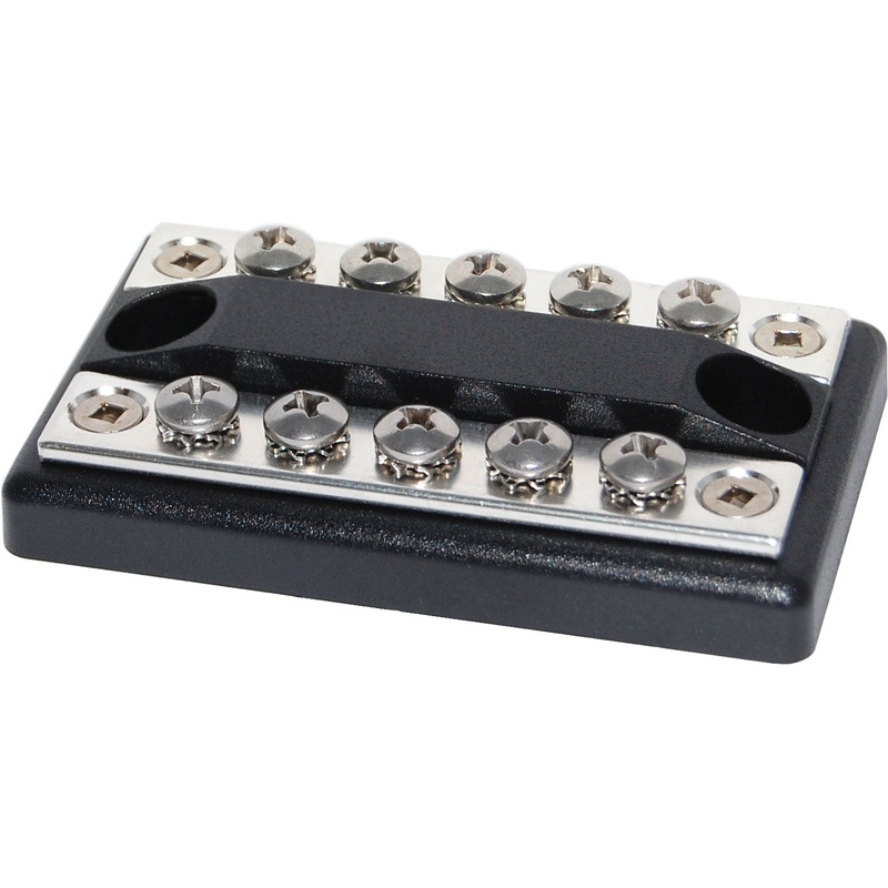 Blue Sea Systems DualBus 100A BusBar – 5 Circuit 2701