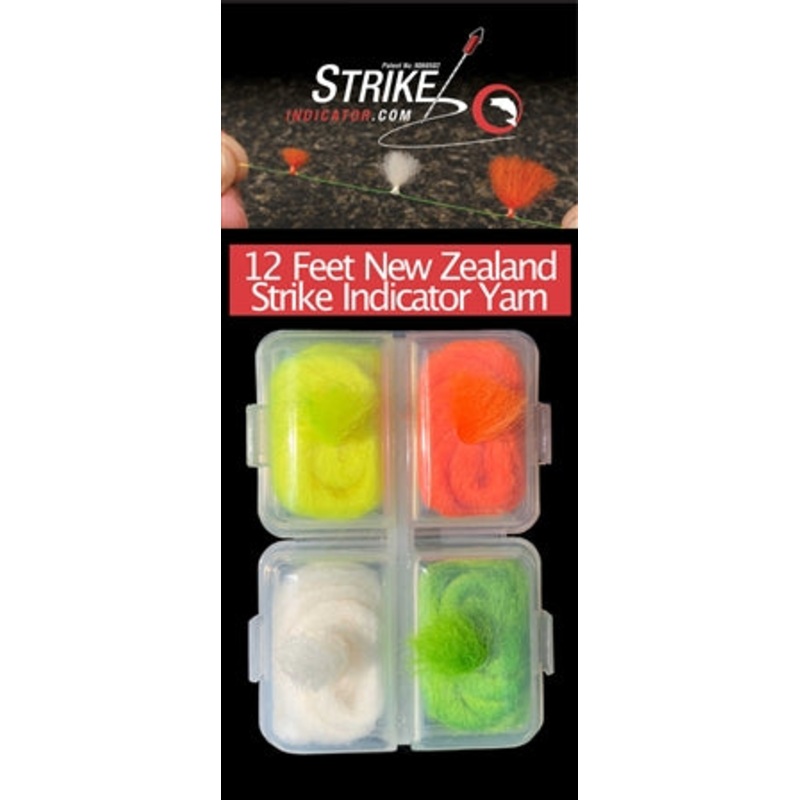 New Zealand Strike Indicator Wool Yarn Dispenser 4pk