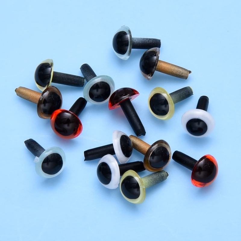 EP Plastic Eyes|6mm|Yellow Pearl