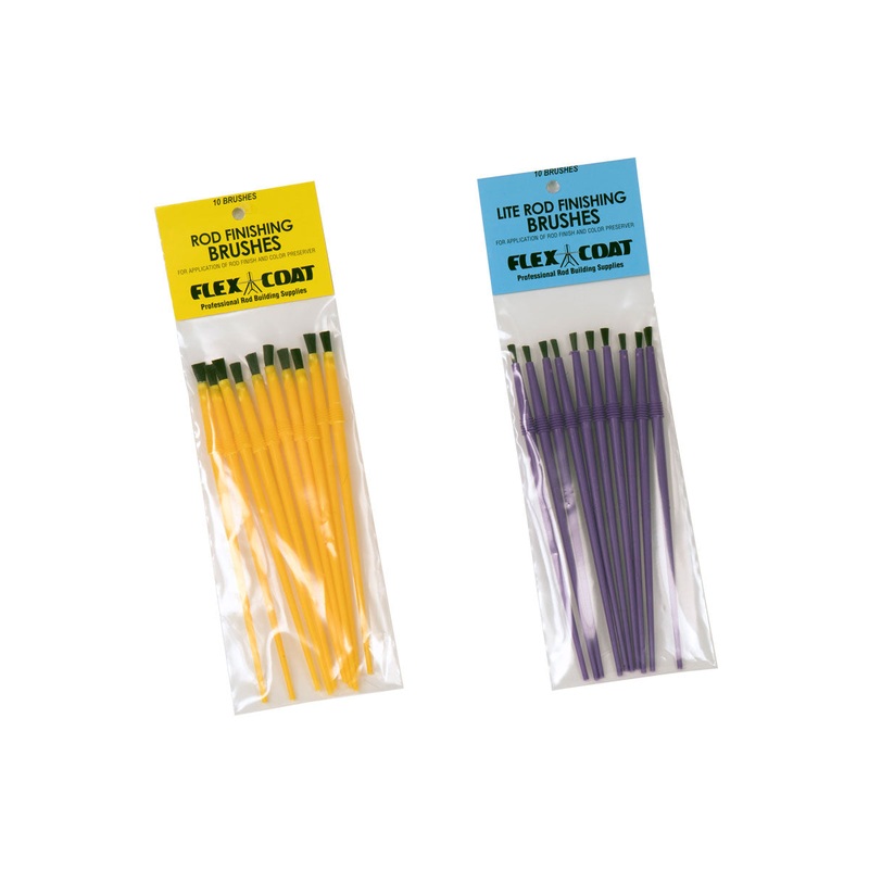 Flex Coat Brushes|1/4 brush 10 Pack|1/8 Lite Brush 10 Pack