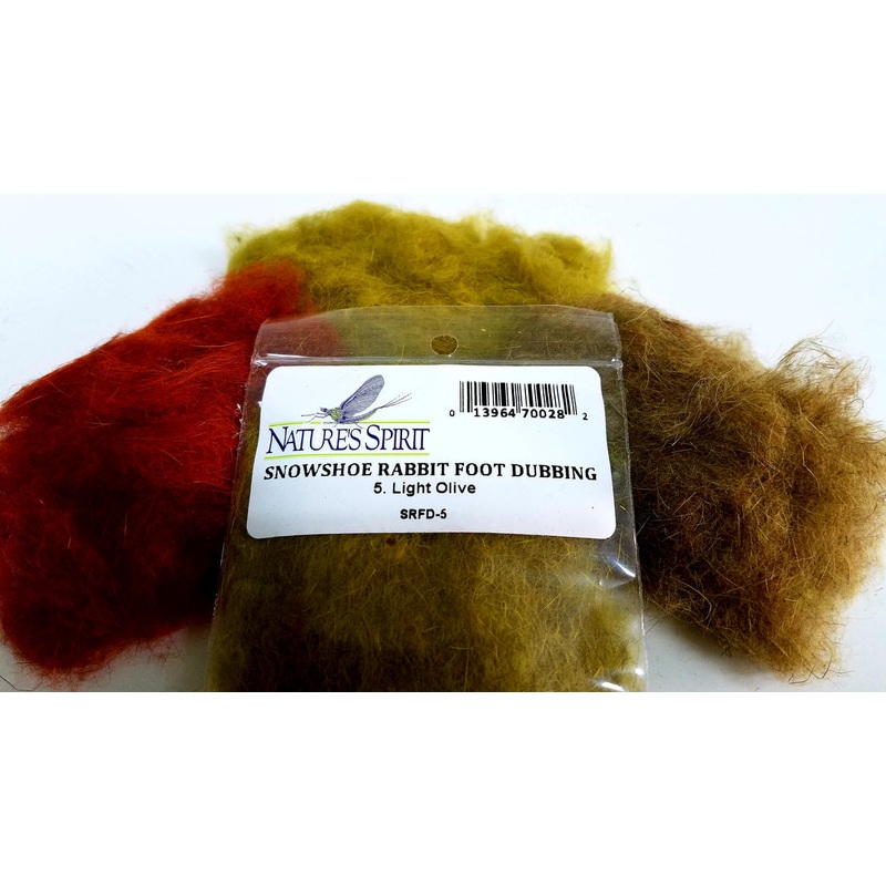 Nature’s Spirit Snowshoe Rabbit Foot Dubbing