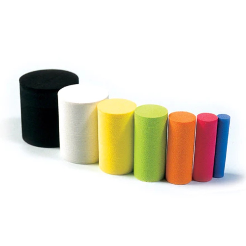 Rainy’s Cylinder Foam Popper|5/8|1″|Black|White|Orange