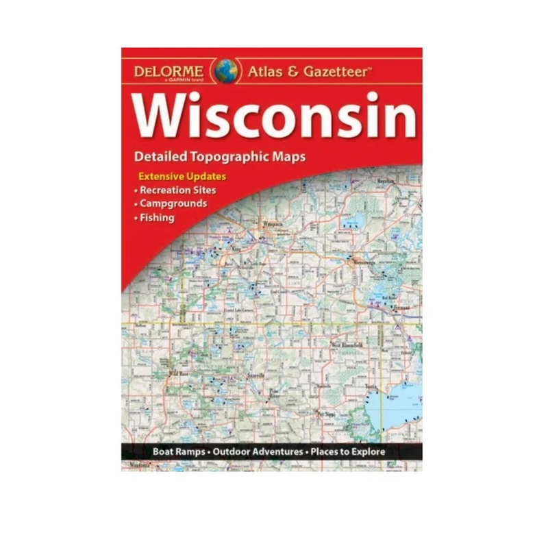 Delorme Wisconsin Atlas & Gazetter
