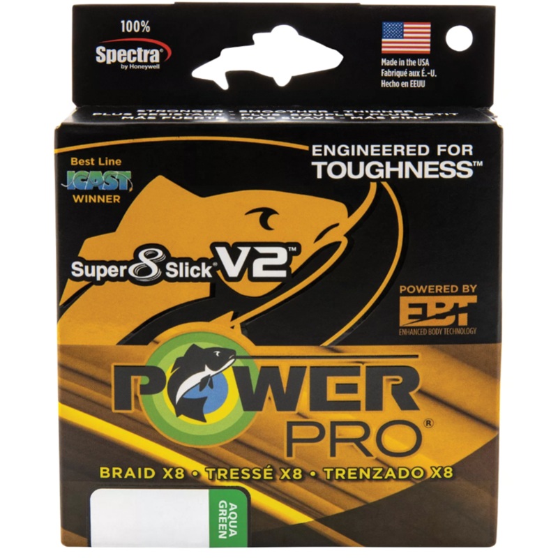 Power Pro SSV2|8lb|10lb|15lb|20lb|30lb|40lb|50lb|65lb|80lb|Moss Green|Aqua Blue|150 Yards|300 Yards