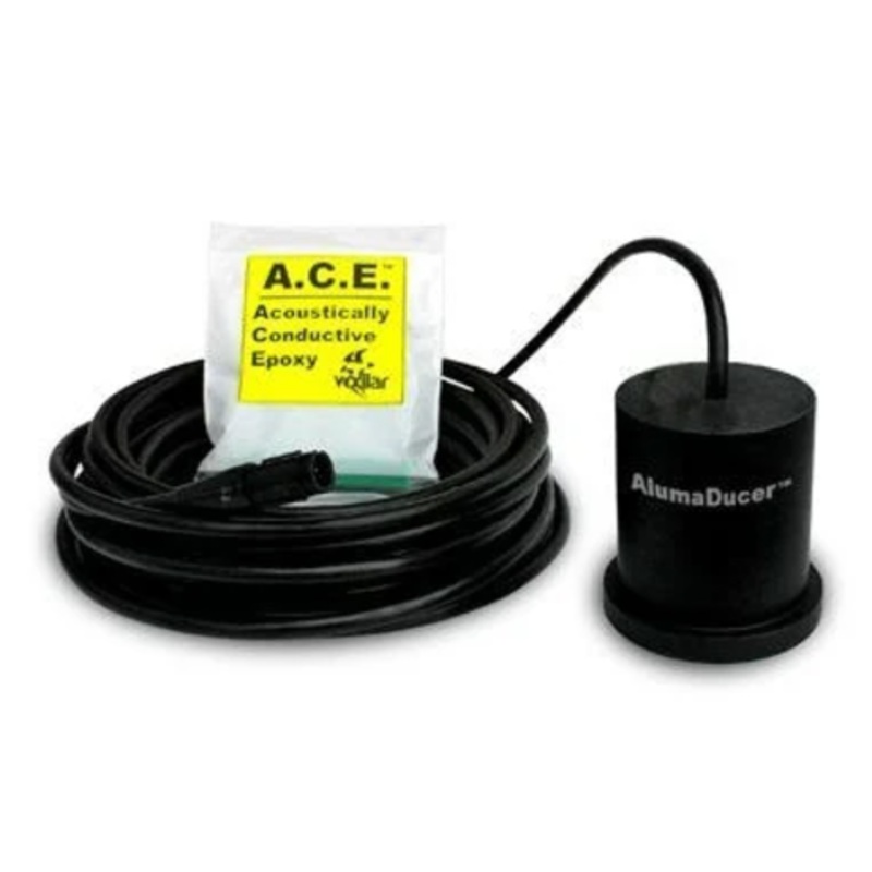 50/200 Puck AlumaDucer w/Universal Connector – 25′ TB0021AU