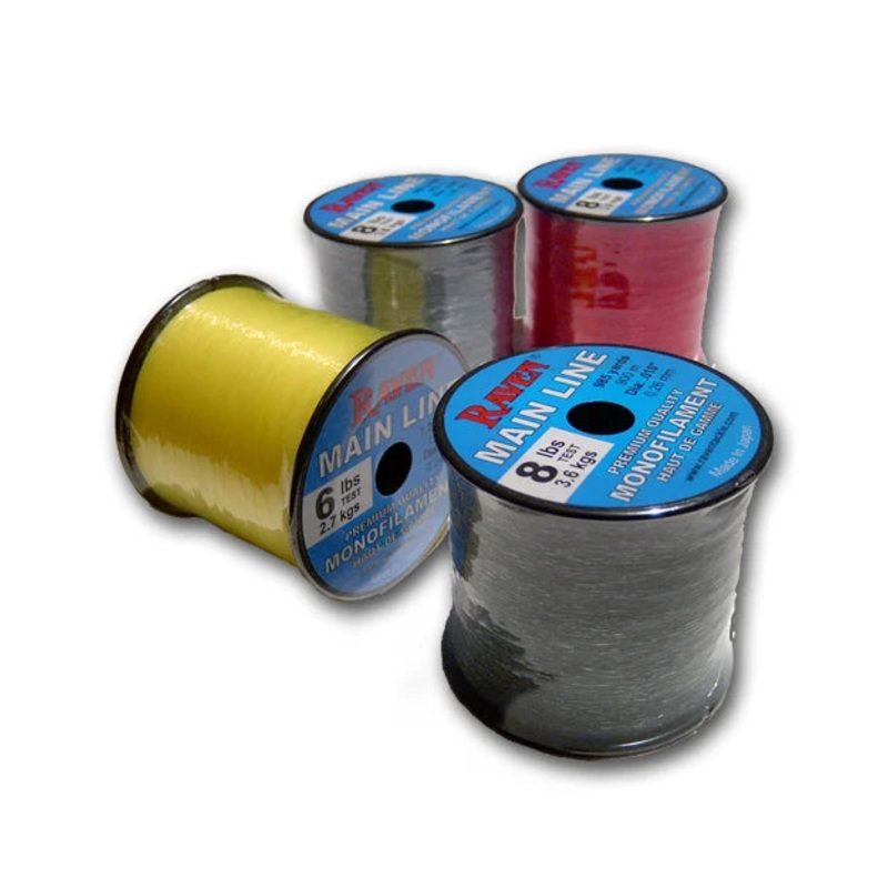 Raven Main Line|15lb.|Pink|Low Vis Green