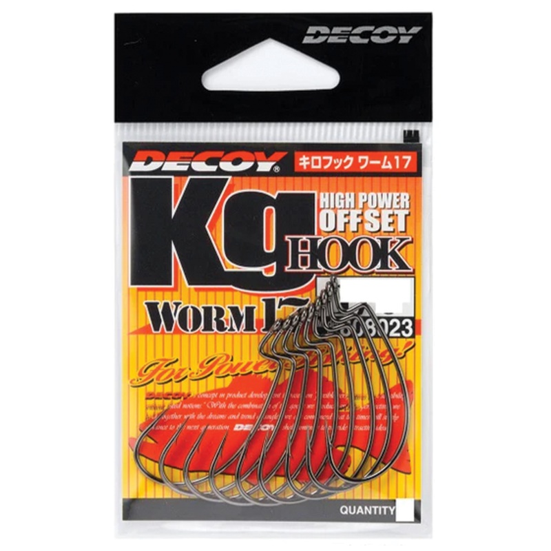 Decoy 17 KG Worm Hook||1 (9 Pack)|1/0|2/0|3/0 (7 Pack)