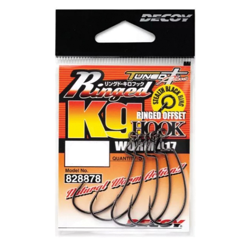 Decoy Worm 417 Ringed Kg Hook||3/0 (4 Pack)||4/0 (3 Pack)