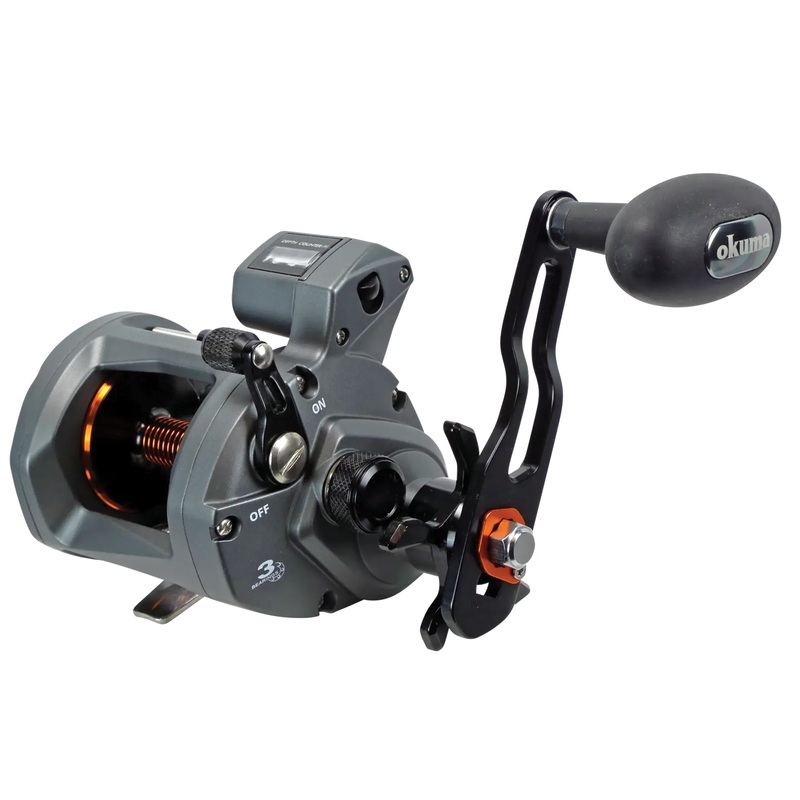 Okuma Coldwater A Linecounter|CW-15DA (6.1:1 – Right Hand)|CW-15DLA (6.1:1 – Left Hand)|CW-20DA (5.1:1 – Right Hand)|CW-20DLA (5.1:1 – Left Hand)|CW-30DA (4.3:1 – Right Hand)|CW-30DLA (4.3:1 – Left Hand)|CW-45DA (4.2:1 – Right Hand)