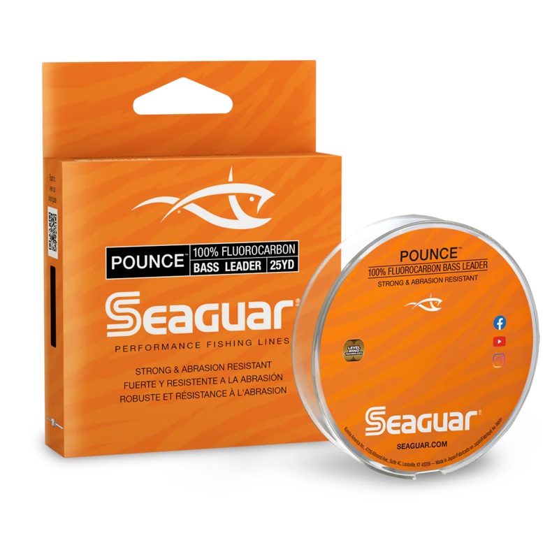 Seaguar Pounce Fluorocarbon|6lb. (25YD)|8lb. (25YD)|10lb. (25YD)|12lb. (25YD)|15lb. (25YD)