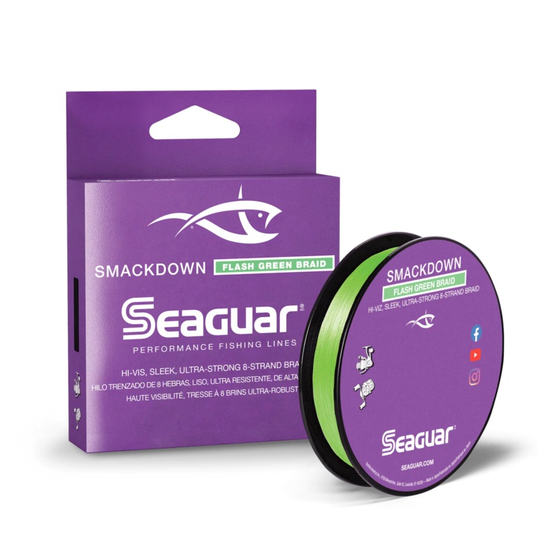 Seaguar Smackdown Braid – Flash Green
