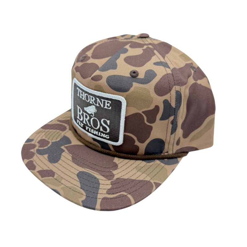 Thorne Bros Fly Fishing Logo Richardson Umpqua 256P Dark Camo