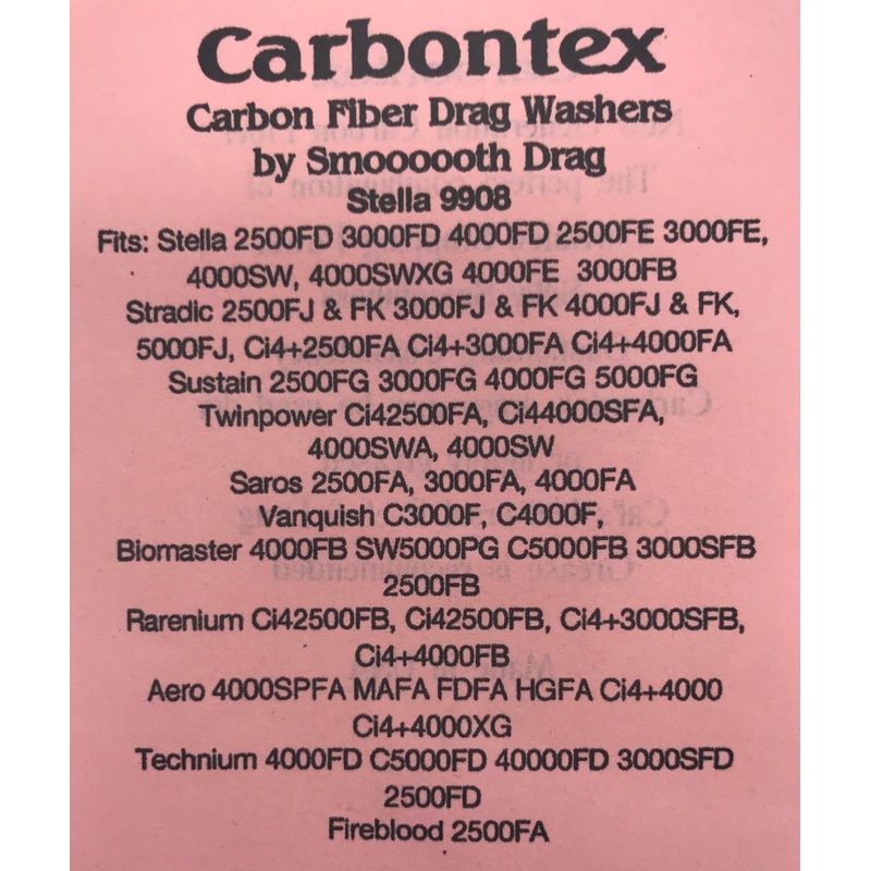 Carbontex Shimano Stella 2500FD Stradic Ci4+2500FA