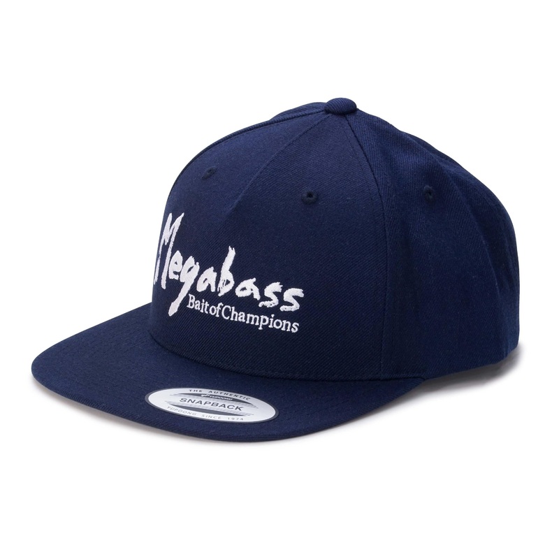2022 Megabass Brush Snapback (Navy-White)