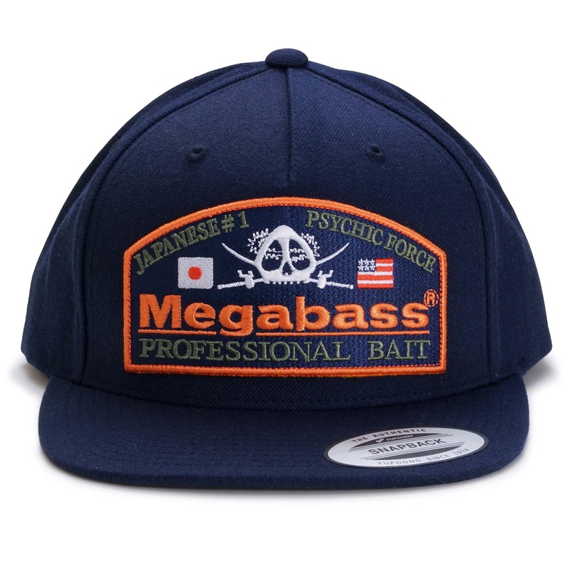 2022 Megabass Psychic Snapback (Navy-Navy)