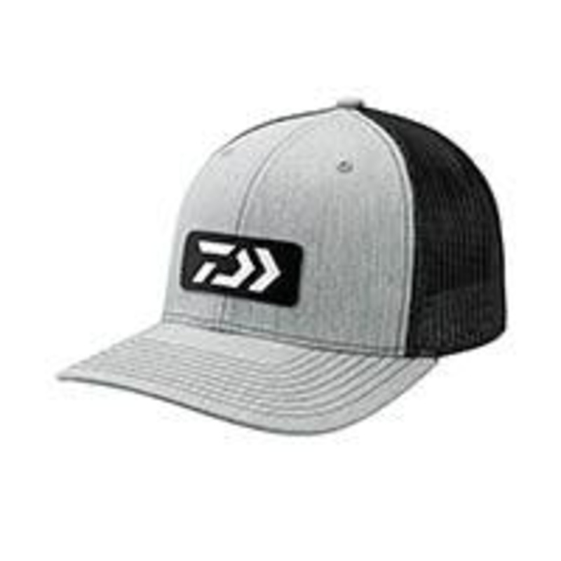 Daiwa D-Vec Embroidered Patch Trucker Cap (Grey-Black)