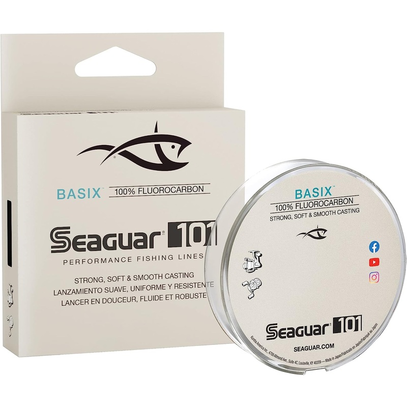 Seaguar 101 Basix|4 lb|6 lb|8 lb|10 lb|12 lb|15 lb|20 lb|Clear|200 yds|175 yds