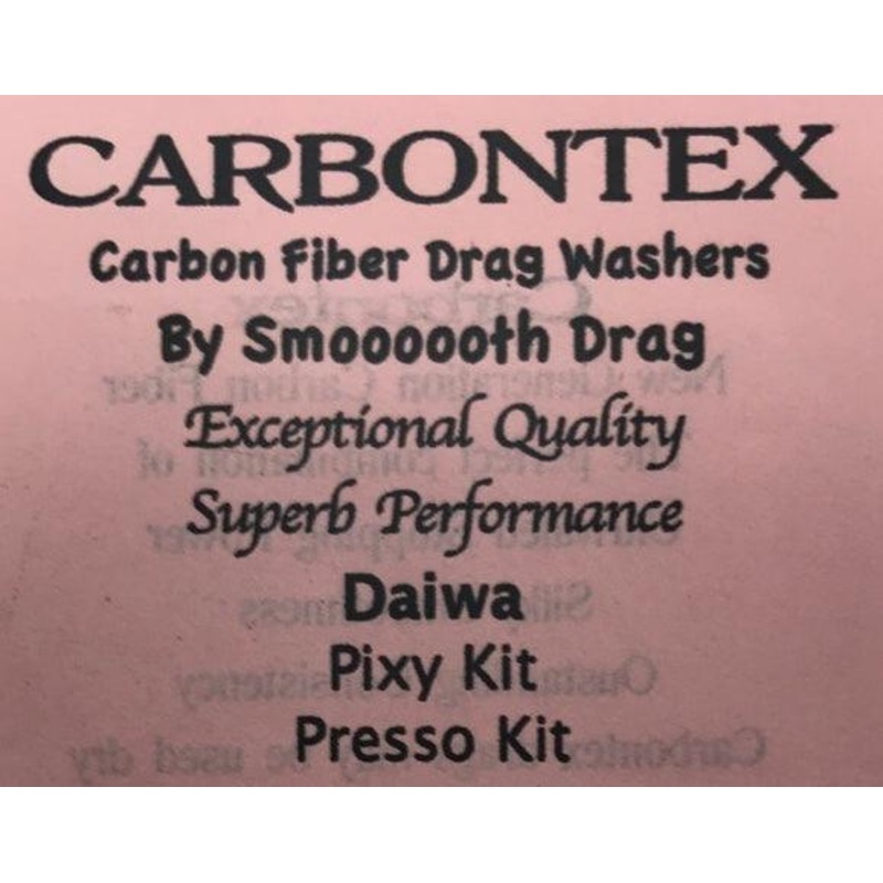 Carbontex Daiwa Pixy 3 Metal 3 Drag Stack