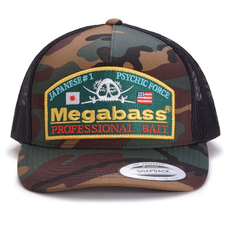 Megabass Psychic Camo Woodland Classic Hat