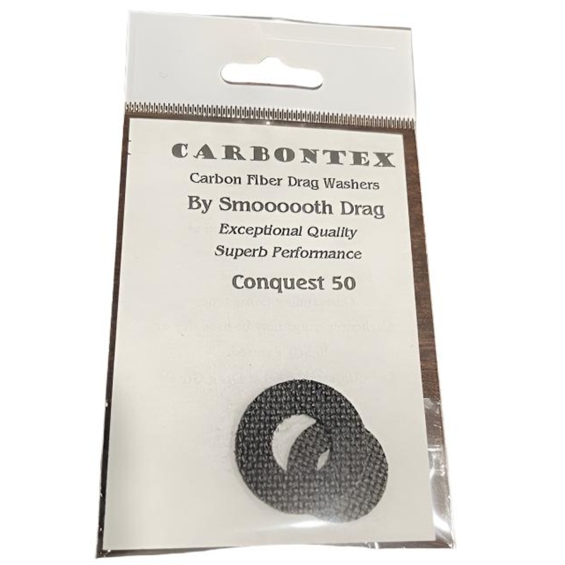 Carbontex Drag Washers by Smooth Drag for Shimano Conquest 50