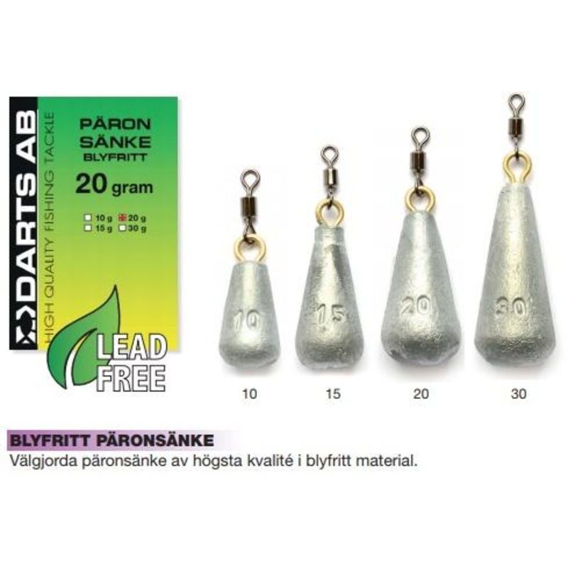 Blyfritt Pronsnke|10g|15g|20g|30g