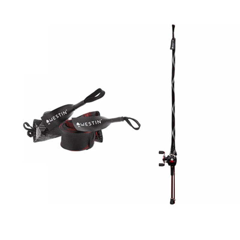 Rod Cover Spin (up to 8’6/255cm) – Black/Red – 4cm 80cm