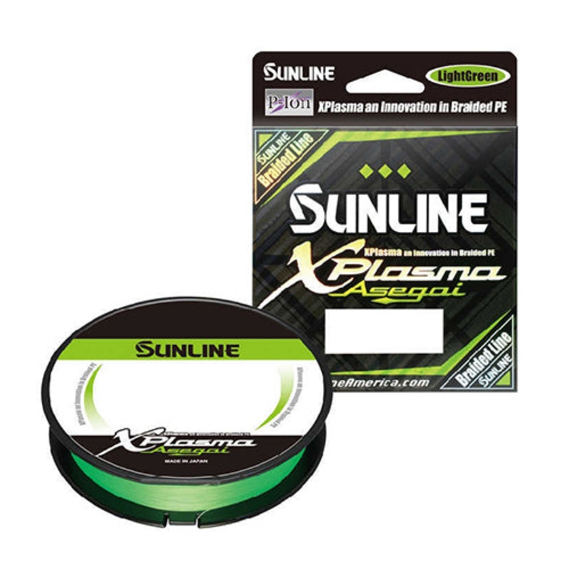 Sunline XPlasma 150 m|0.153 mm – 3.6 kg|0.171 mm – 4.5 kg|0.187 mm – 5.4 kg|0.209 mm – 7.2 kg|0.223 mm – 8.1 kg