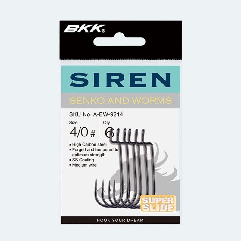 BKK Siren – Offset Worm Hook|1|1/0|2/0