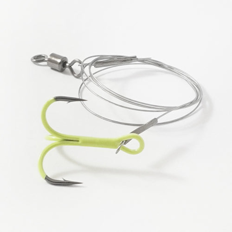 Metetackel UV Chartreuse – Ismetetafs enkel krokstorlek 4