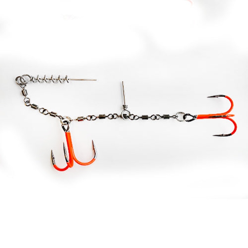 Pike Rig UVO Superstinger Dubbel 5 + 2  #2/0