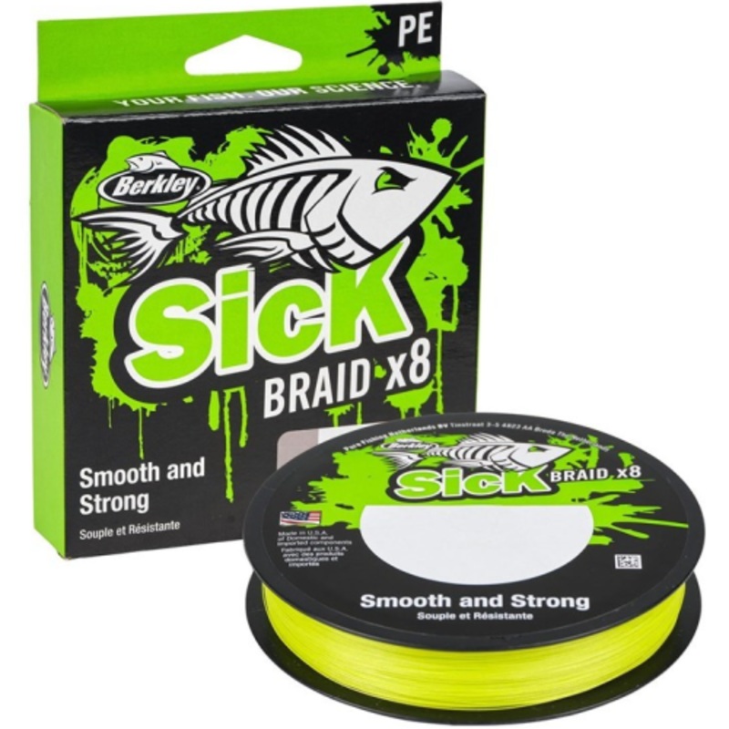 Berkley Sick Braid Flame Green 150m