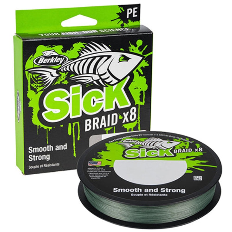 Berkley Sick Braid Moss Green 150m