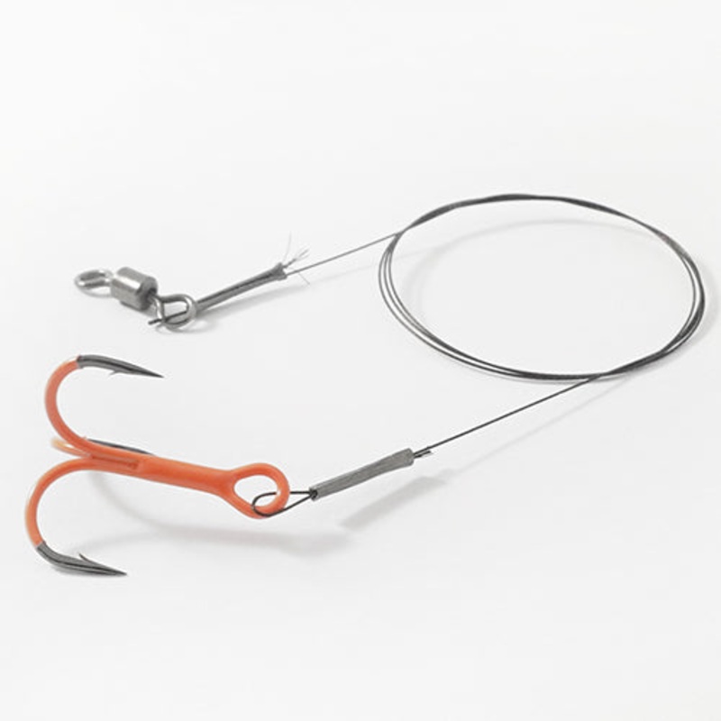 Metetackel UVO Orange – metetafs enkel krokstorlek 4