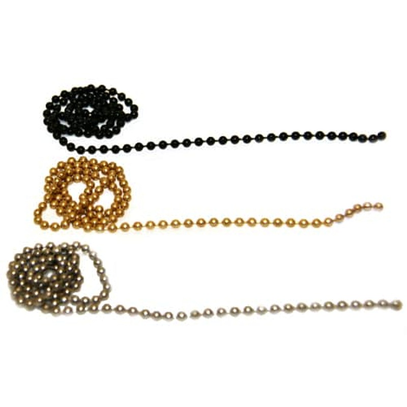 Wapsi – Bead Chain Eyes – Small – Nickel