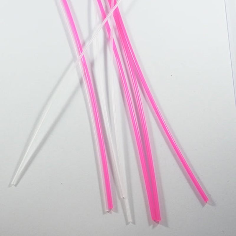 Flydressing – Scandinavian Tubes Medium / 2 m – Clear/Magenta
