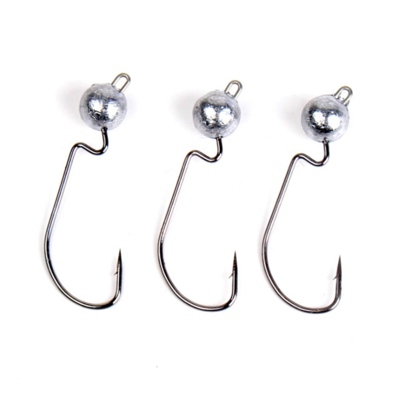 1/10oz –  2/5oz Offset Lead Jig Head