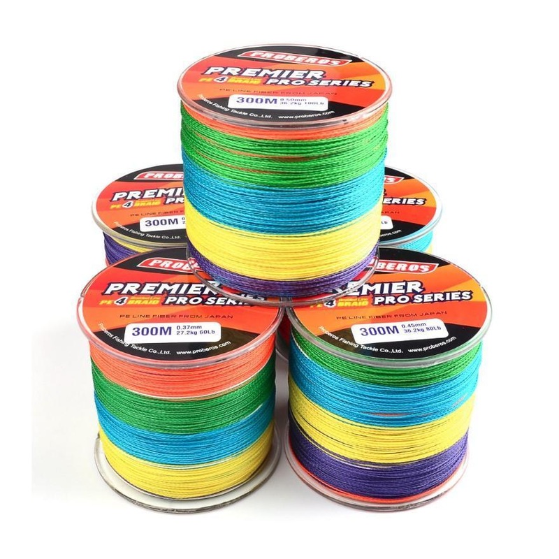 Premier PE 4x Mixed Color Braided Line 328yd