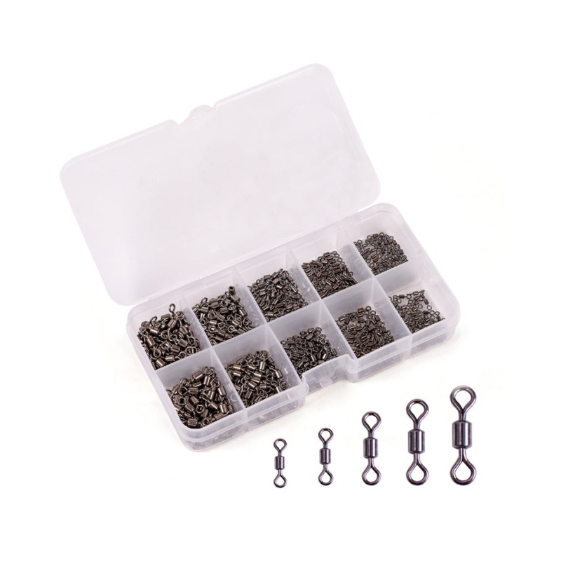 Stainless Steel Swivel Set – 500 Pack