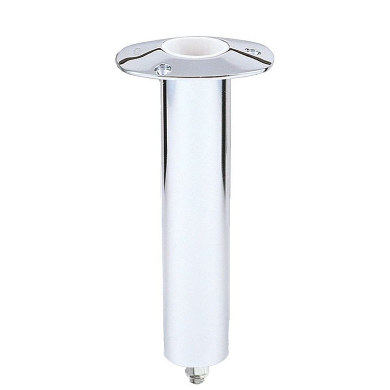Lee’s 0 Degree Stainless Steel Swivel Base Flush Mount Rod Holder 2.25 OD X 10.5 Tube [RH577V]