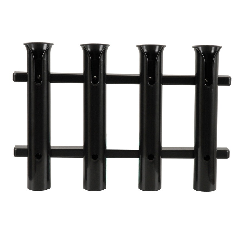TACO 4-Rod Poly Rod Rack – Black [P03-064B]