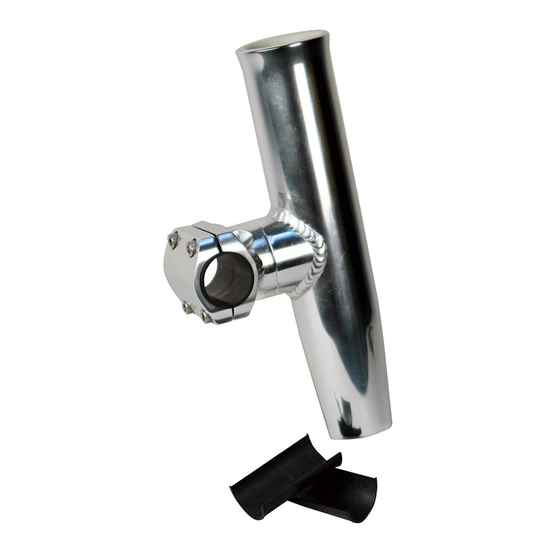 C.E. Smith Adjustable Mid Mount Rod Holder Aluminum 1.66 or 1-1/2 w/Sleeve  Hex Key [53772]