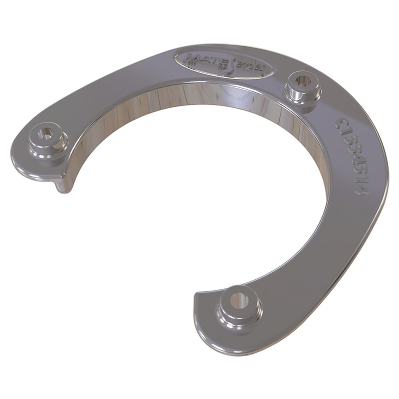 Mate Series Stainless Steel Rod  Cup Holder Backing Plate f/Round Rod/Cup Only f/3-3/4 Holes [C1334314]