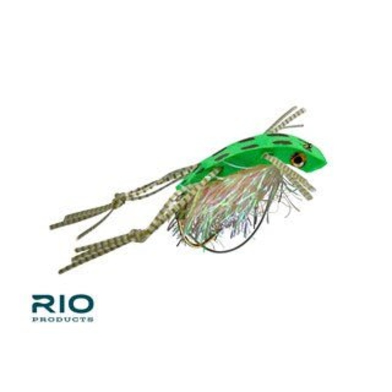 RIO Flies Shimmy Frog Leopard 3/0 (6 Pack)