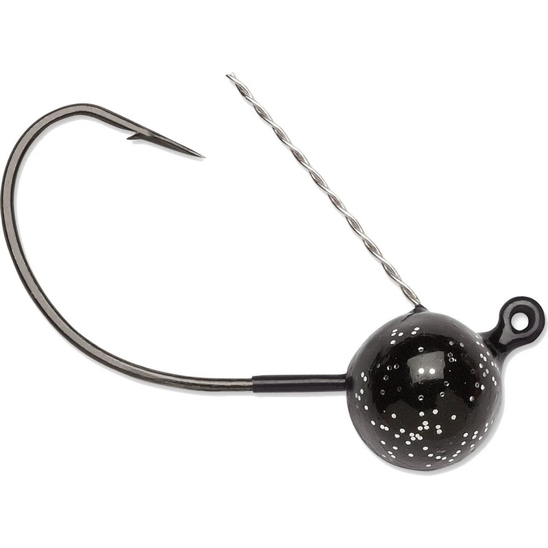 VMC Wacky Weedless Jig|3/16 oz|1/8 oz|Black
