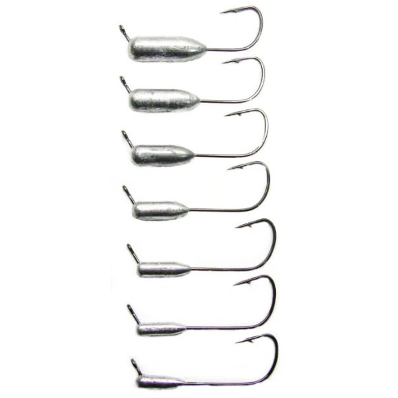 Venom Tube Jig Heads 3/0 60 BLK NICKLE HK