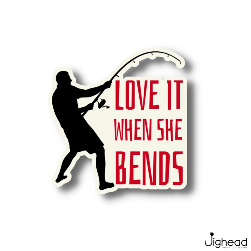Love it when she bends Sticker