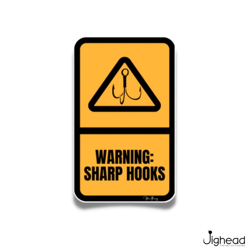 Sharp Hooks Sticker|Small|Big